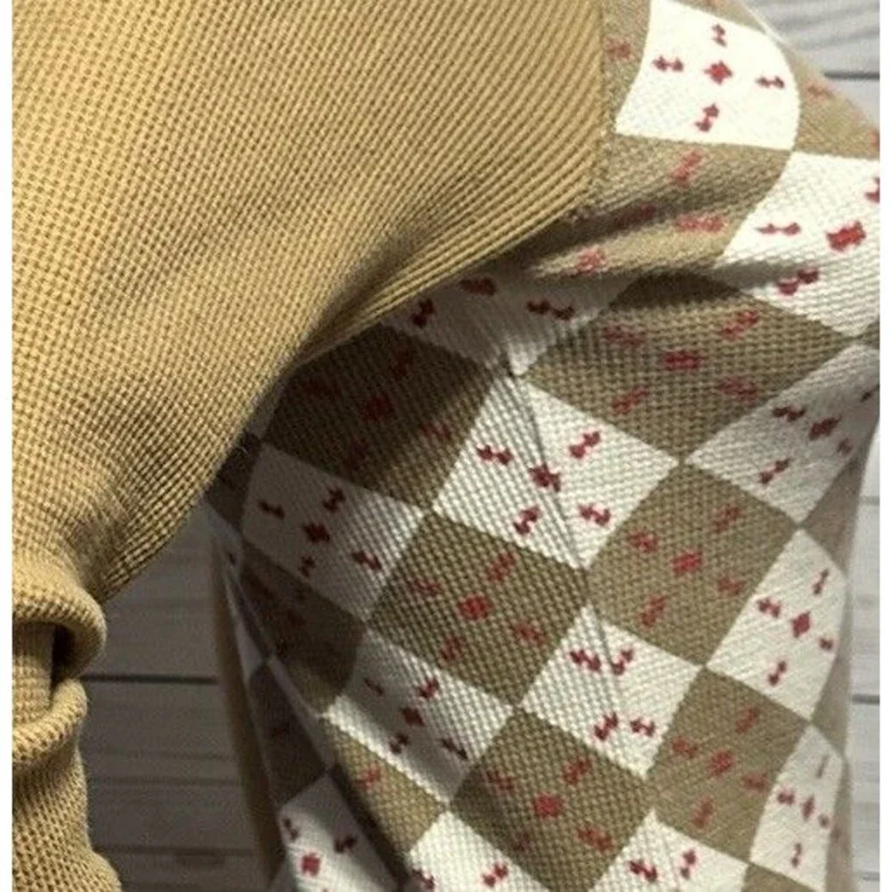 XXI Argyle Thermal Raglan Top - Picture 5 of 13